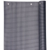 Zástena Polyratan 77 0,9x3 m, UV, 800 g/m2, antracit, tieniaca na balkón, s okami