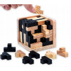 Kreatívne drevené 3D puzzle Ming Luban Blokujúce