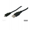 PremiumCord Kábel micro USB, A-B 1m (ku2m1f)