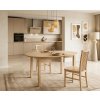 VIKO-design-TOP Jedálenský stôl rozkladací okrúhly STM dub sonoma