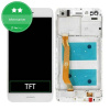 LCD displej + Dotykové sklo + Rám + Batéria Huawei P9 Lite Mini S-L22/Huawei Y6 Pro (2017) White Aftermarket