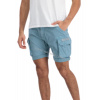 Alpha Industries pánske cargo šortky CREW SHORT greyblue Farba: modrá, Veľkosť: 34