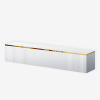 Závesná skrinka GOLD biela 160 cm
