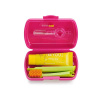Curaprox Travel Set zubná kefka + CPS medzizubné kefky 2 ks + zubná pasta 10 ml darčeková sada, magenta