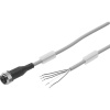 FESTO NEBU-M12G5-K-2.5-LE5 pripojovací kábel pre senzory - aktory, 541330, piny: 5, 2.50 m, 1 ks; 541330