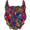 IZMAEL Drevené Pitbull/M 140 dielov