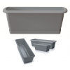 PROSPERPLAST kvetináč truhlík 59,3cm RESPANA EASYCARE ISE600S-405U sivý plastový