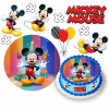 DIGITÁLNA TLAČ Jedlý obrázok na tortu Myšiak Mickey MINNIE POSTAVY + TEXT 15