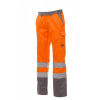 Pracovné nohavice PAYPER CHARTER/WINTER, fluorescenčná oranžová / steel sivá, 3XL