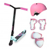 Výhodný freestyle set s chrániči MOVINO TYRO MINT-PINK