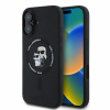 Karl Lagerfeld Liquid Silicone Karl and Choupette MagSafe Zadní pro iPhone 16 Black