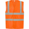 Yoko | HVW120 Hi-Vis sieťovaná bezpečnostná vesta_79.W120 Farba: hi vis orange, Veľkosť: L