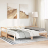 zahrada-XL Vysúvacia denná posteľ s matracmi 90x200 cm, borovica 3321041
