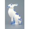 Cibulák - Zajac sediaci 17 cm - Originálny cibuľový porcelán