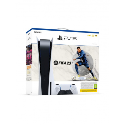 Sony Konzola PlayStation 5 825 GB - Biela + FIFA 23