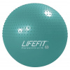 Gymnastická masážna lopta LIFEFIT MASSAGE BALL 65 cm, tyrkysová