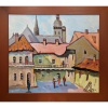 Košický dvor - akad. mal. Varuzhan Aghamyan, originálny, ručne maľovaný obraz L (do veľkosti 95x95cm) Viac farieb
