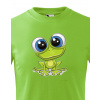 Detské tričko - Žaba, Barva Jablková zelená, Velikost 146 cm/10 roků Bezvatriko.cz 0732