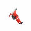Vianočná ozdoba – Santa Claus lezie po lane (výška 90 cm) SAT6482