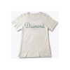 DIAMOND tričko - Champagne Script Tee Cream (CREAM) veľkosť: M