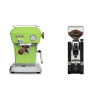 Ascaso Dream PID, Fresh Pistachio + Eureka Mignon XL, CR black