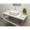 CERAMICA LATINA ATYP 81-100 x 51-55cm doska pod umývadlo, MDF/lamino, dub kraft