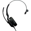 Jabra JABRA Evolve2 50 MS monaural USB-A Headset otvorená (On Ear) Bluetooth, bez kábla (108300993), káblové, 25089-899-999, čierna; 25089-899-999