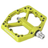 *Pedál RockBros, PL,LSL Flat nylon, 9/16, žlto/zelená