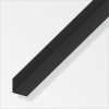 ALFER - uholník PVC čierny 1000x10x10x1mm