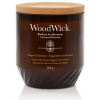 Woodwick Ginger & Tumeric Renew stredná sviečka 184g, 184g