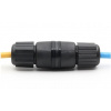 Stíněná vodotěsná RJ45 kabelová spojka, krytí IP-67