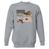 Mikina bez kapucne Unisex s potlačou Not enough coffee pánské Šedá melír XS