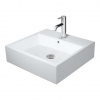 Duravit Vero Air Umývadlo, 50x47 cm, s prepadom, otvor na batériu, biela 2350500000