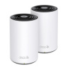 TP-Link Deco XE75 Tri pásma (2,4 GHz / 5 GHz / 6 GHz) Wi-Fi 6E (802.11ax) Biela 3 Vnútorný (Deco XE75(2-pack))