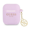 Guess 4G Charm Silikonové puzdro pre Airpods 1/2 GUA2LSC4EU