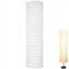 Biele papierové tienidlo na lampu 95x22 cm pre modernú stojacu lampu