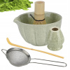 DARČEKOVÁ SADA NA ČAJ MATCHA SADA METIEL MATCHA S METLIČKOU 9V1