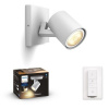 Philips Hue 8720169320772 LED bodové nástenné svietidlo Runner | 4,2W GU10 | 400lm | 2200-6500K