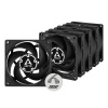 ARCTIC P8 PWM PST Case Fan - 80mm case fan with PWM control and PST cable - Pack of 5pcs ACFAN00154A Arctic Cooling