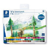 Farebné ceruzky, sada, šesťhranné, kovová krabica, STAEDTLER 146 C, 72 rôznych farieb
