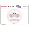BREMBO Sada brzdových platničiek kotúčovej brzdy BREMBO P 50 020