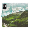 Flip pouzdro iSaprio - Xiaomi Redmi Note 10 5G - Mountain Valley - kapsičky na karty (Knížkový flip kryt, obal, pouzdro iSaprio na mobil Xiaomi Redmi Note 10 5G - Mountain Valley - 360° ochrana telefo