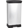 Odpadkový kôš Curver Deco Bin 50 l strieborný