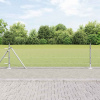 zahrada-XL Plot s stĺpmi Strieborná 0.5 x 10 m Ocel potiahnutá PVC 3353750
