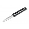 Vega Böker Plus 01BO411 Slike vreckový nôž 7,6 cm, čierna, G10, spona