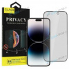 Tvrdené sklo PRIVACY Samsung Galaxy S23 Ultra (S918) celý displej FULL GLUE čierne
