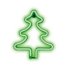 Neon LED CHRISTMAS CHOINKA zelená Bat + USB FLNE1