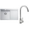 Set Alveus (dřez Quarto 30 Satin + baterie Viola Kartáčovaná ocel) SETA22190