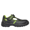 Bennon BASIC S1 Sandal Bezpečnostná obuv čierna/zelená 46