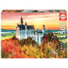 Puzzle Autumn in Neuschwanstein Educa 1500 dielov a Fix lepidlo od 11 rokov